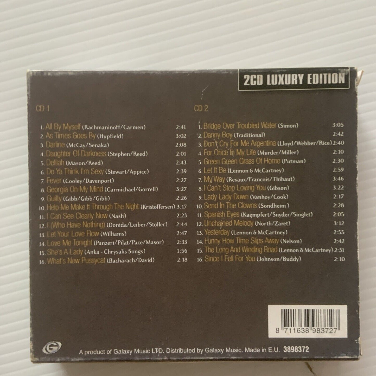 2 CD Set 32 HITS TOM JONES THE VERY BEST OF TOM JONES Album Deluxe w Slipcover