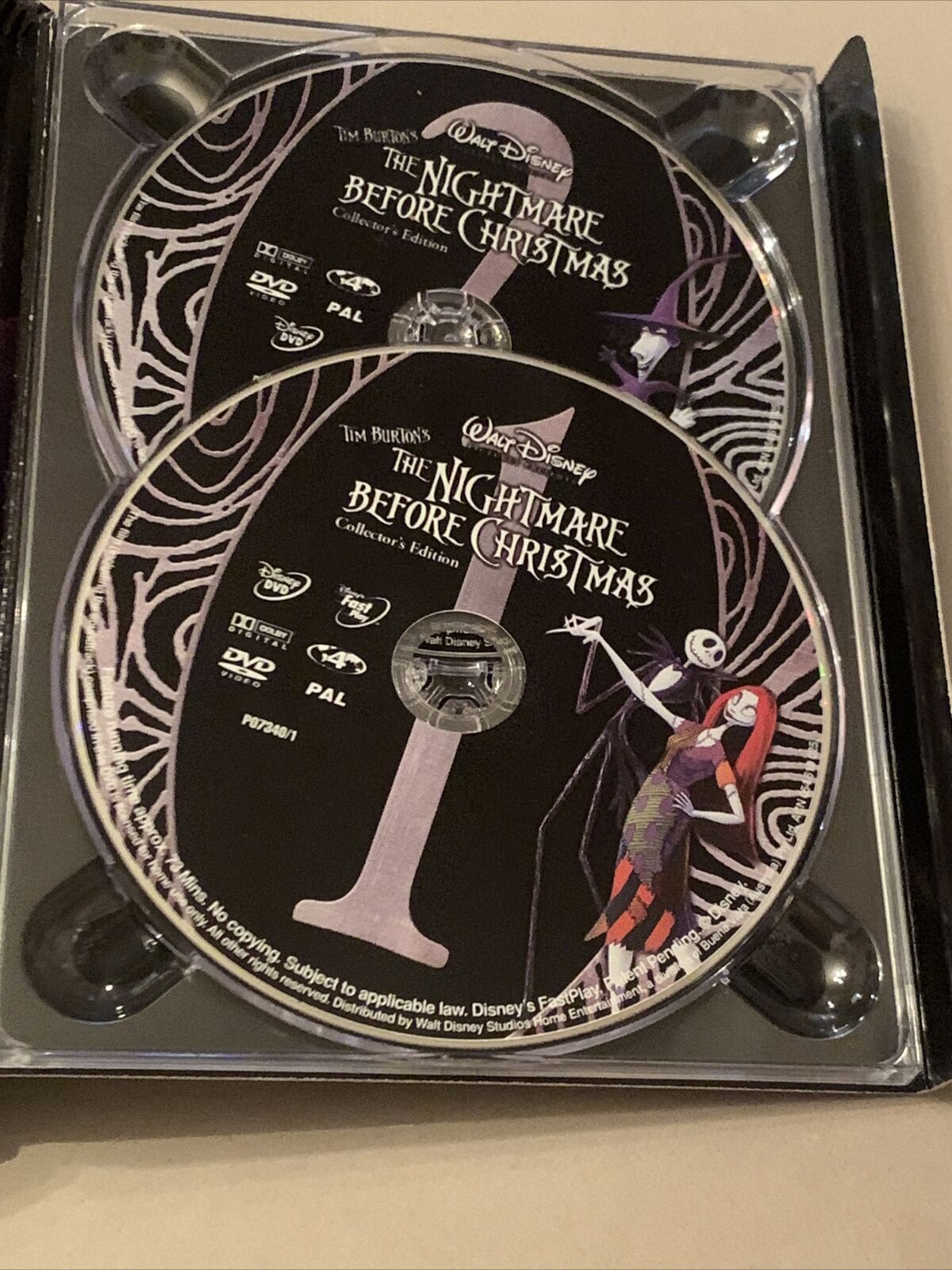 2 Disc DVD Set The Nightmare Before Christmas Tim Burton Collectors Ed R4 1993