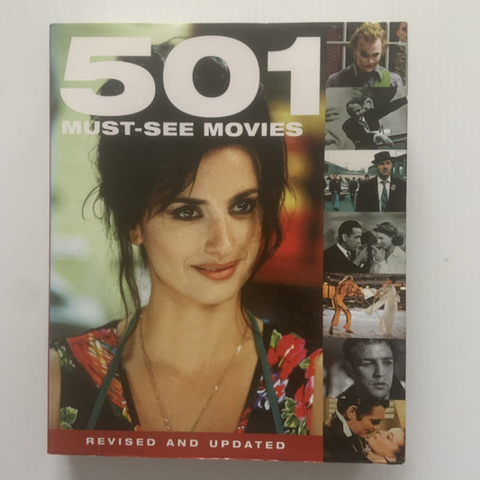 501 Must See Movies Rob Hill 2010 Audrey Hepburn Penelope Cruz HC DJ  Defect