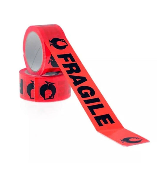 36 Rolls FRAGILE Packing Tape Sticky Packaging 75 Mt x 48mm 45 Micron NEW Sealed
