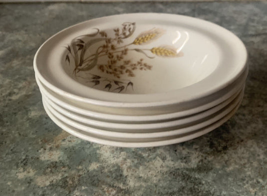 5x “Sunblest” Vintage Ridgway Staffordshire Dessert Bowl Made in England