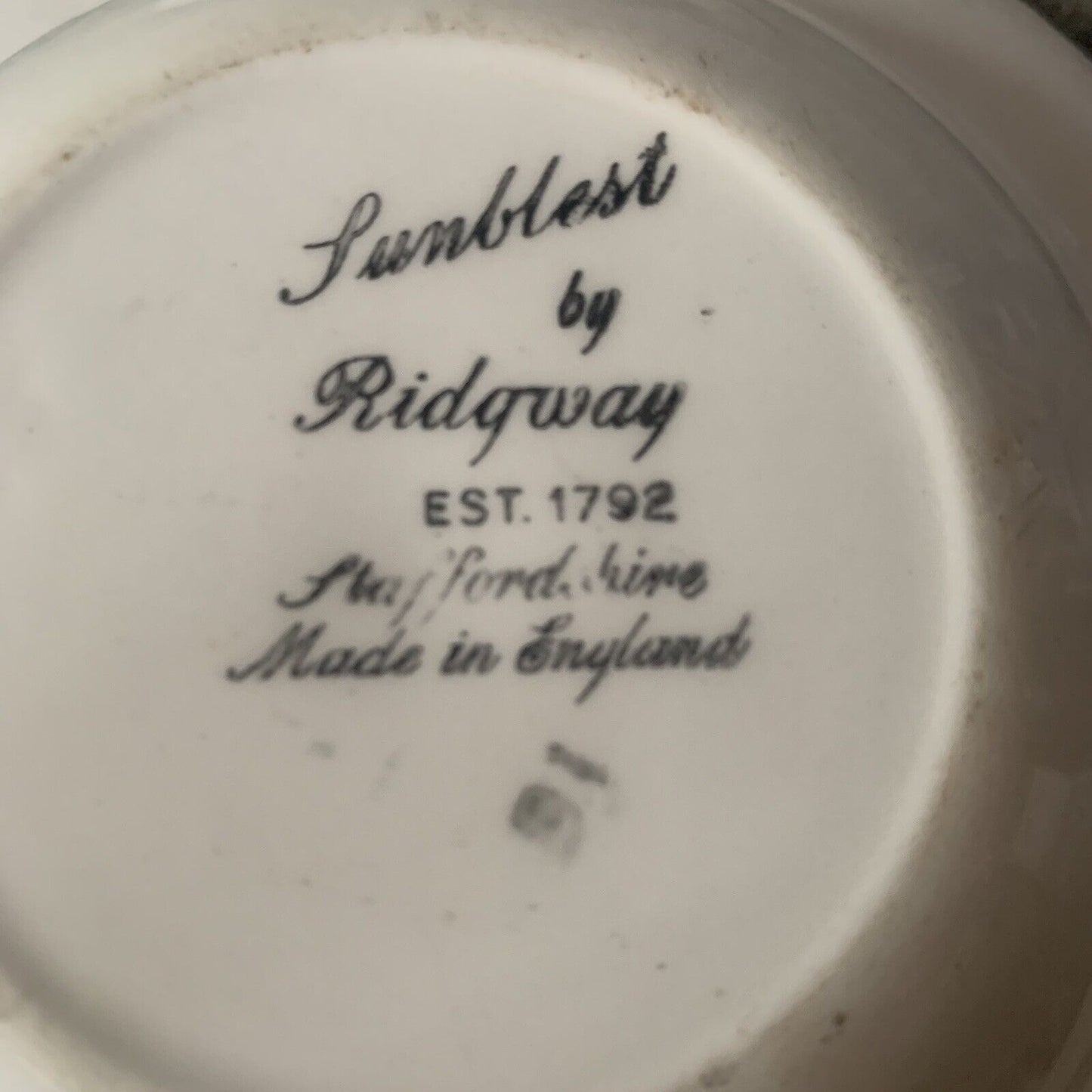 5x “Sunblest” Vintage Ridgway Staffordshire Dessert Bowl Made in England