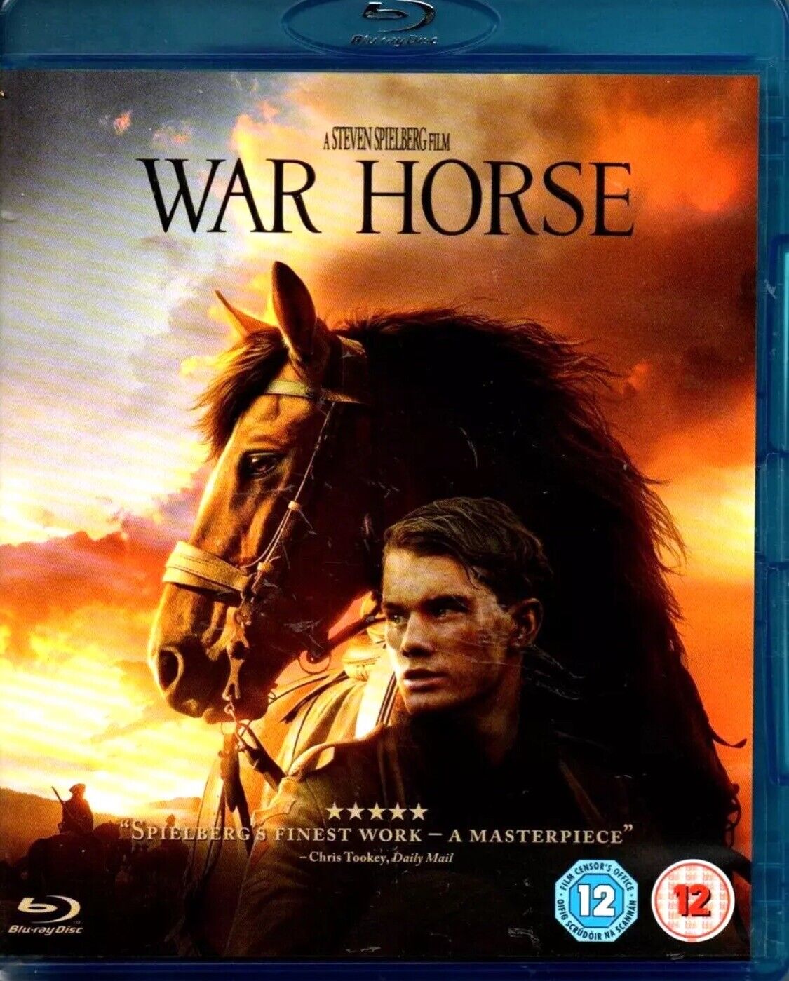 Blu Ray WAR HORSE 2011 Steven Spielberg Film MOVIE Sealed NEW