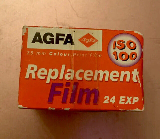 CAMERA FILM AGFA ISO 100 Process Before  09 2005 NOS Sealed Photograph NEW