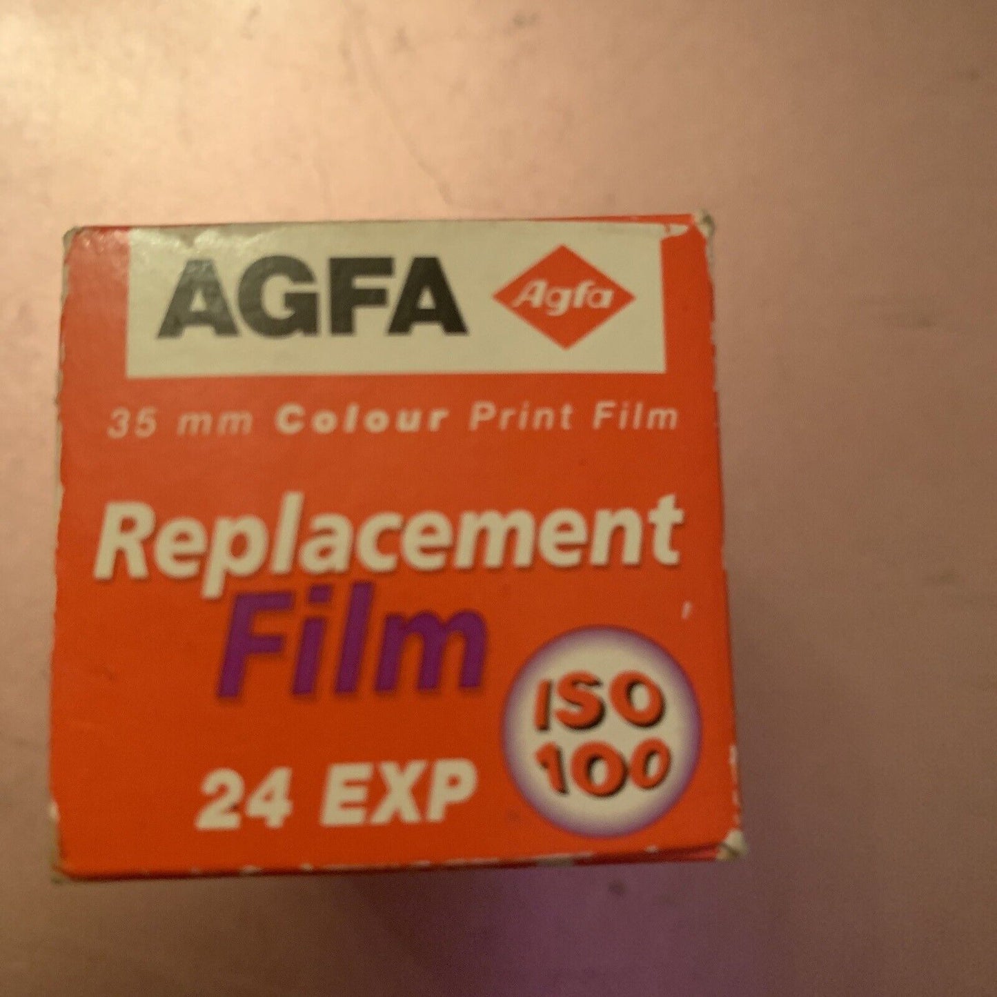 CAMERA FILM AGFA ISO 100 Process Before  09 2005 NOS Sealed Photograph NEW