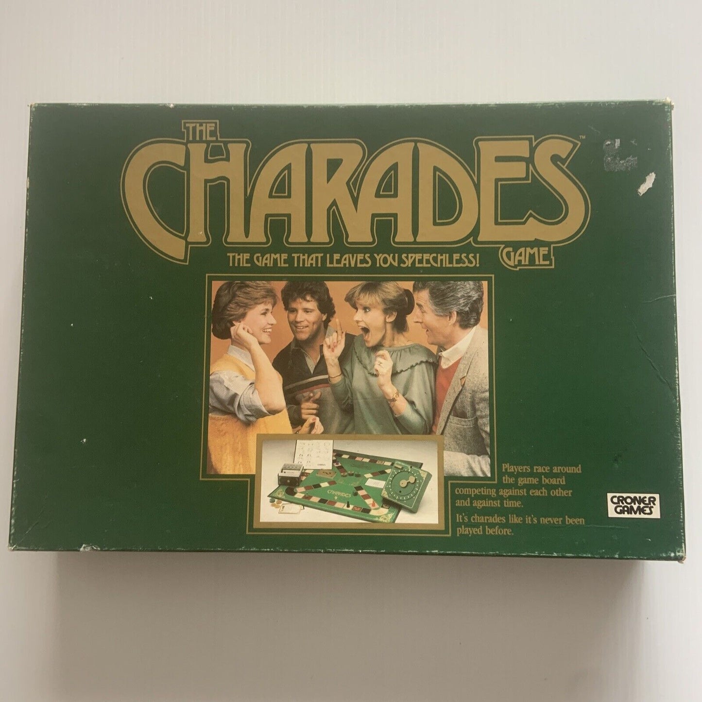 Board Game THE CHARADE GAME By Croner Games 1984 Vintage Complete Foxing Party
