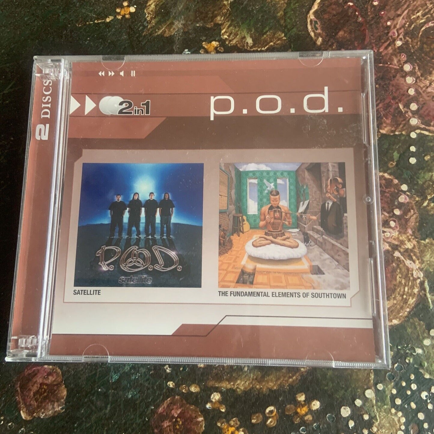 CD P.O.D. SATELLITE & The FUNDAMENTAL ELEMENTS Audio Music Album 2 Disc Set Rare