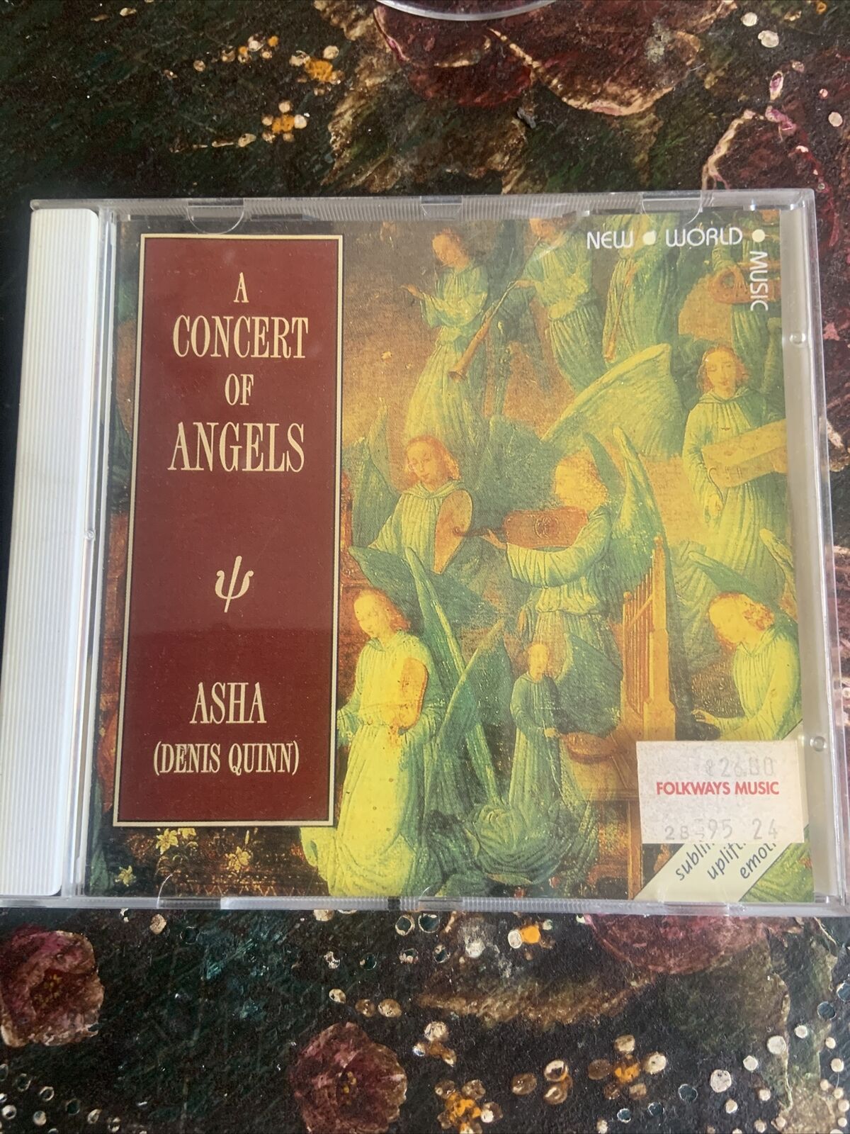 CD ASHA DENIS QUINN A Concert of Angels Album New Age Relaxation Meditation