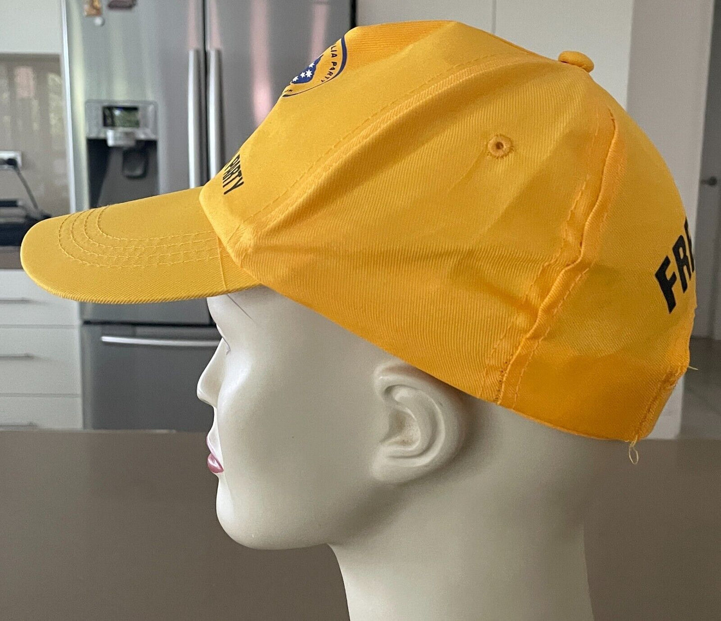 Cap 2022 UNITED AUSTRALIA PARTY Vote 1 Clive Palmer Politics UAP Yellow Hat NEW