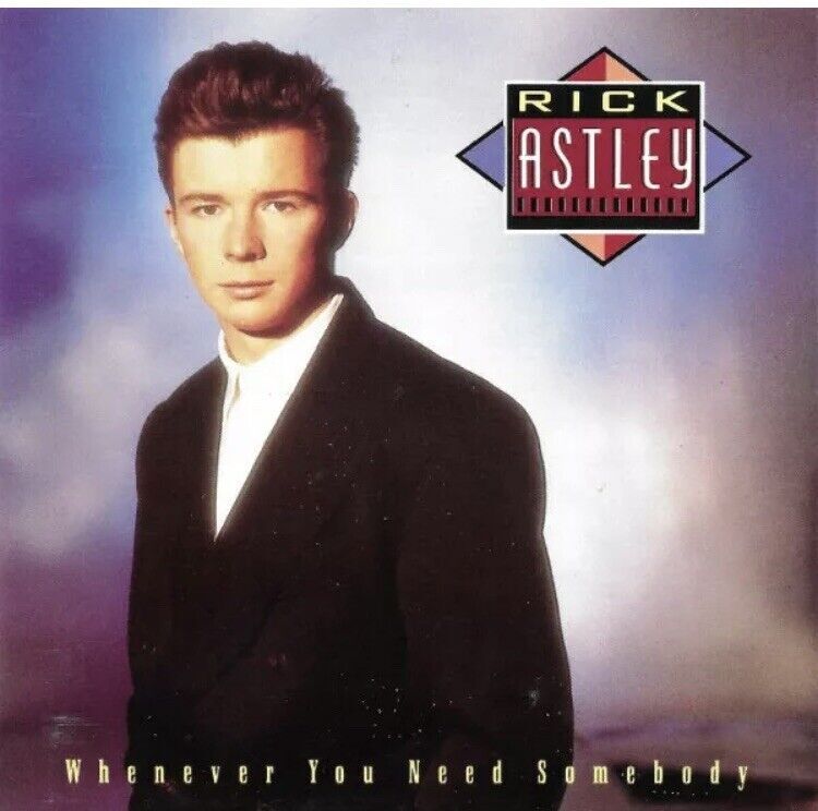 CD RICK ASTLEY Whenever You Need Somebody  Audio Album RCA 1987 Synth Pop