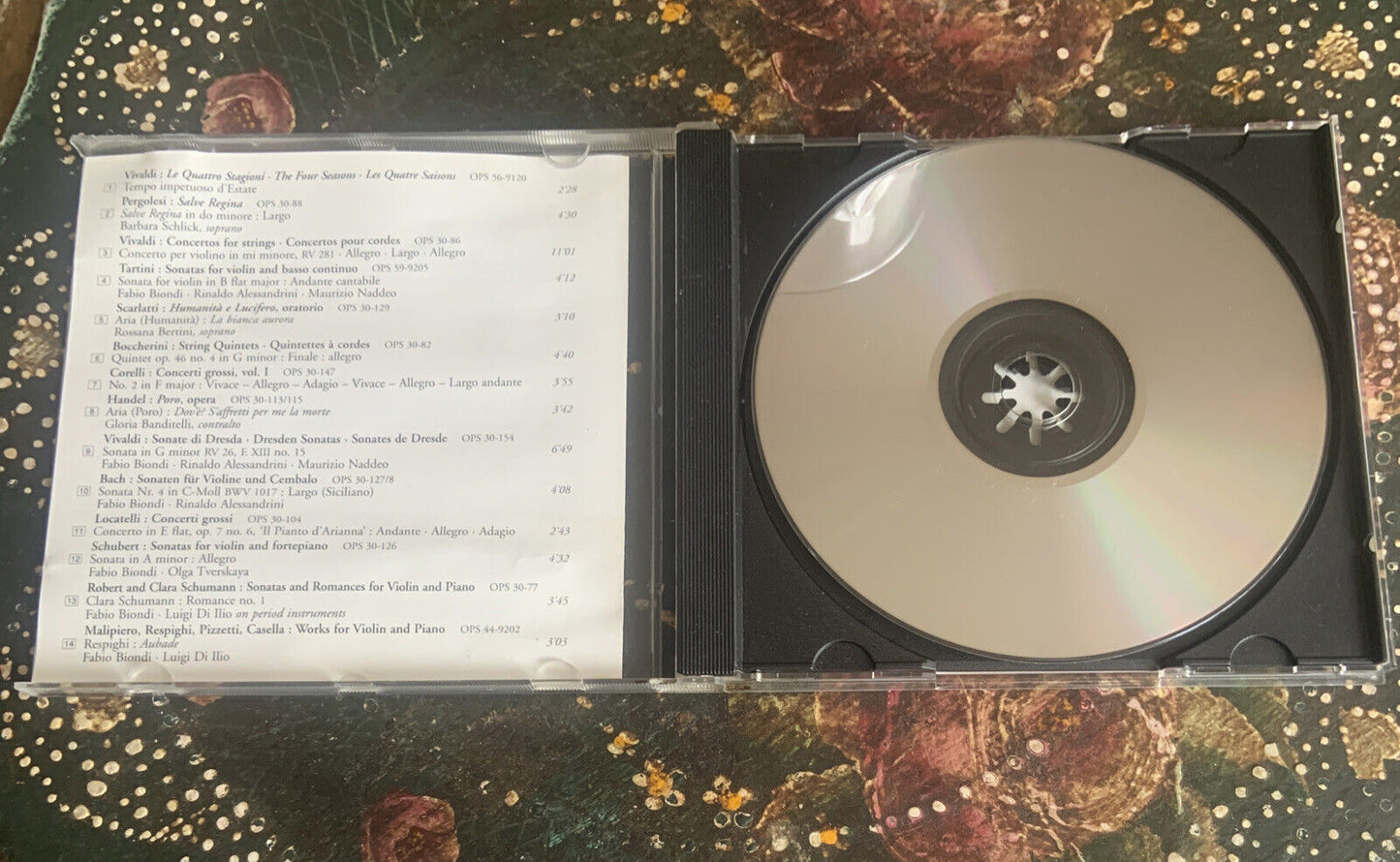 CD Viva - Fabio Biondi Audio Music CD Italian Vocal CD EUROPA GALANTE