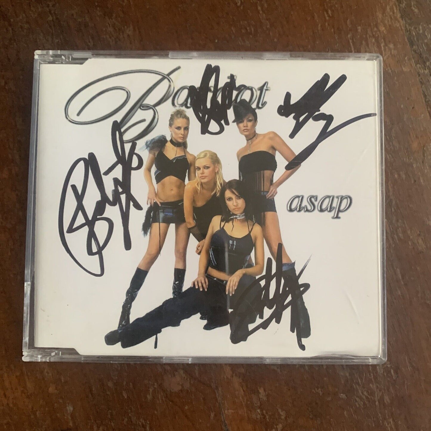 CD Signed Autographed BARDOT ASAP 4 Track Single Audio Music 2001