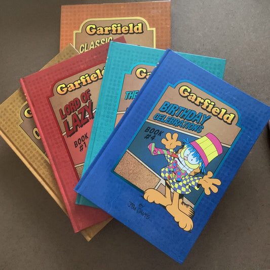 Comic Book GARFIELD CLASSIC LIBRARY Jim Davis Classic  + Slipcase 4X HC Book