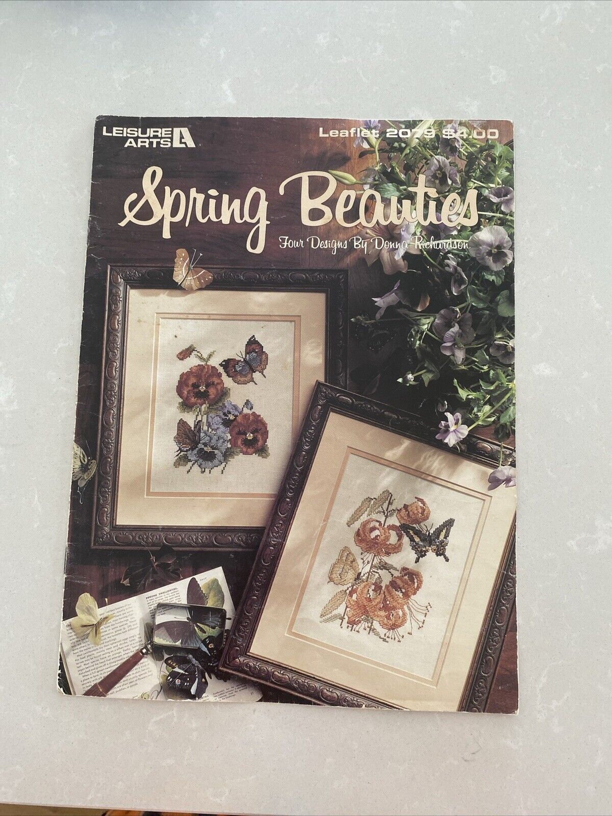 Cross Stitch Pattern Spring Beauties Four Designs by Donna Richardson  Booklet