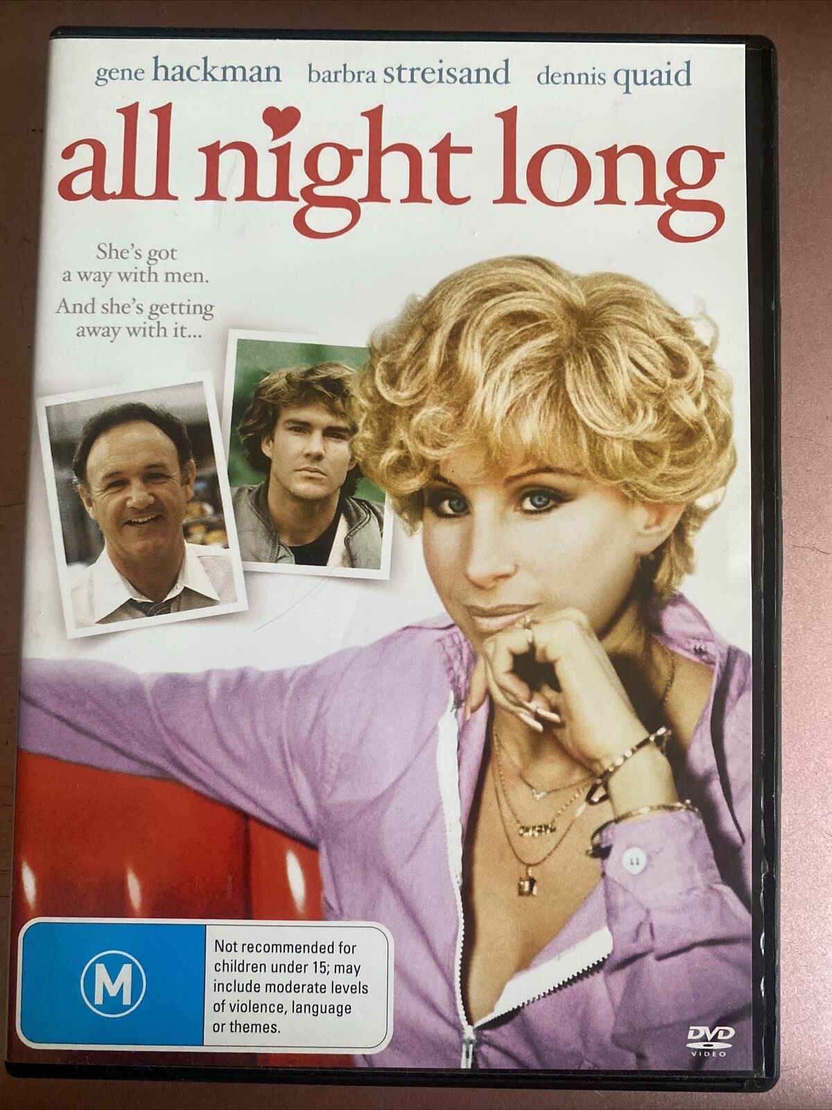 DVD ALL NIGHT LONG 1981 Barbra Streisand Gene Hackman Dennis Quaid release 2017