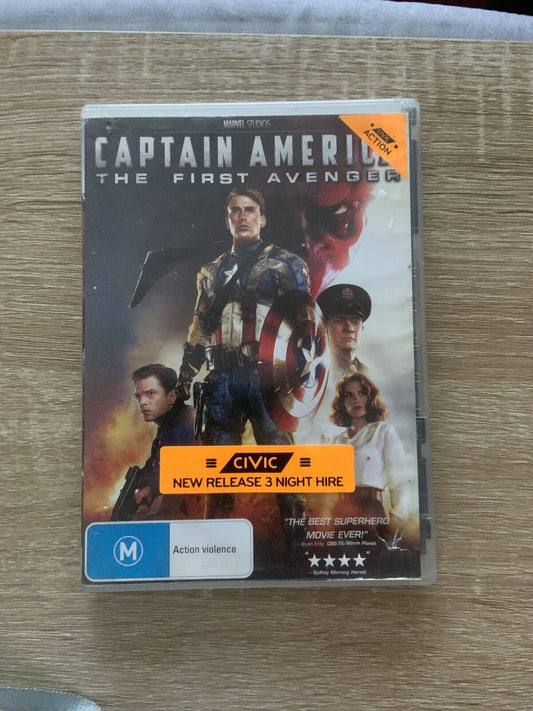 DVD Captain America - The First Avenger 2011 Ex Rental Superhero Action