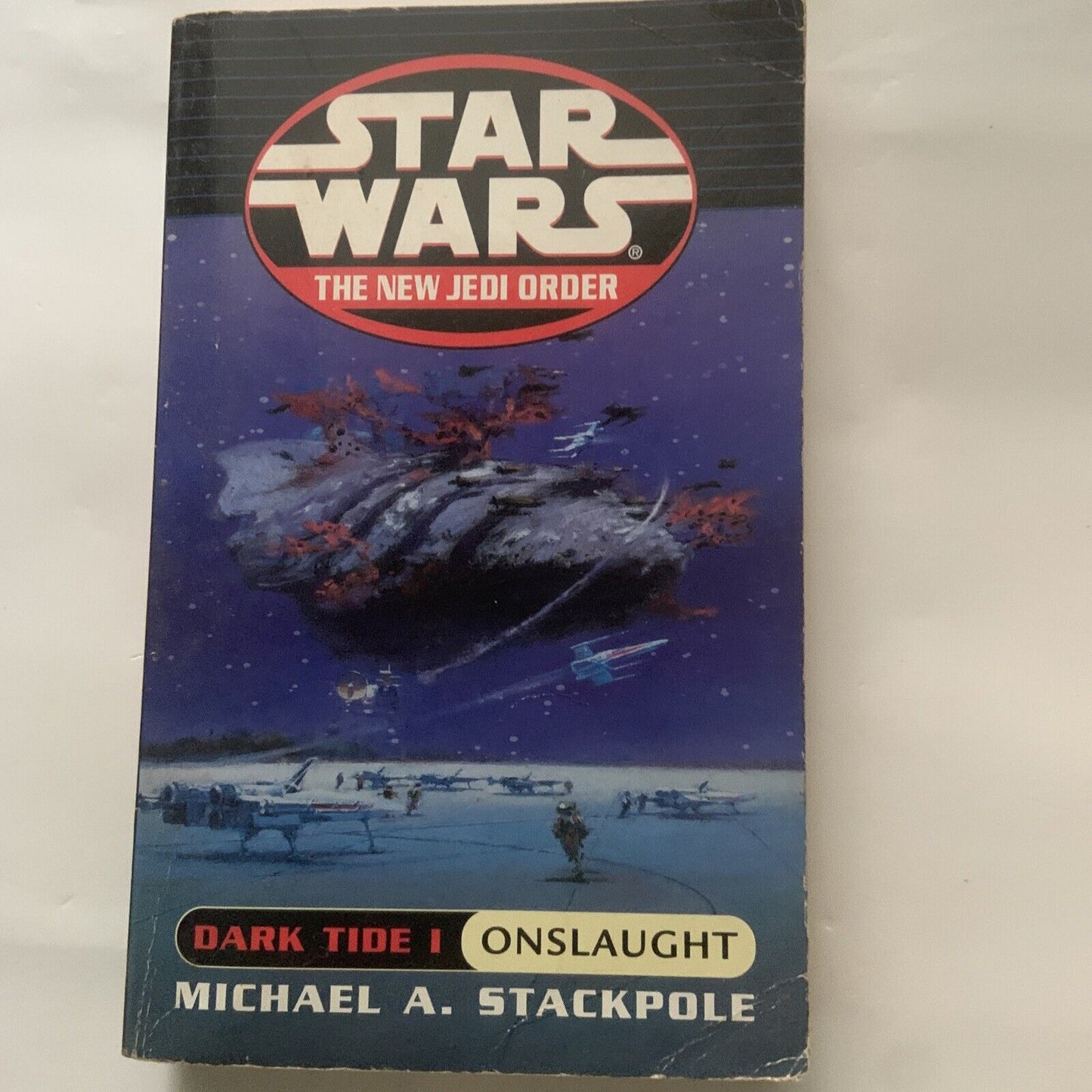 Dark Tide Onslaught Star Wars THE NEW JEDI Michael A Stackpole 2000 1st Edition