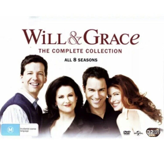 DVD Box Set WILL AND GRACE The Complete Collection 8 Seasons 2012 Comedy