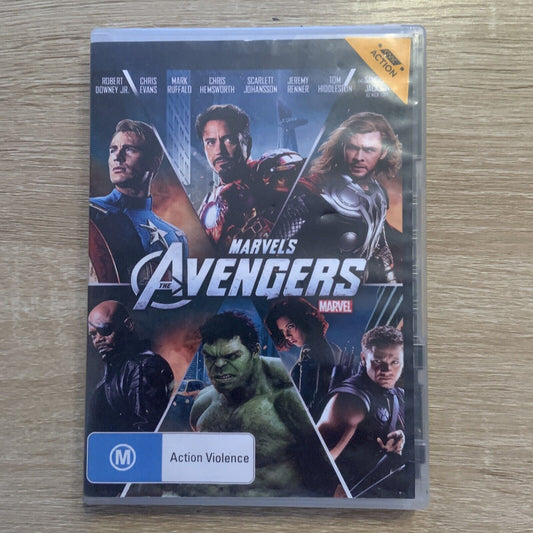 DVD MARVEL'S THE AVENGERS Superhero Action Adventure Robert Downey Jnr Chris Eva