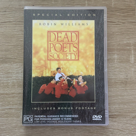 DVD DEAD POETS SOCIETY Robin Williams Ethan Hawke DVD R4 Movie Drama