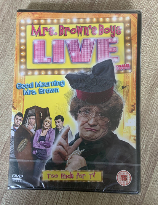 DVD Mrs Browns Boys Live Tour  GOOD MOURNING Mrs Brown British TV Comedy NEW