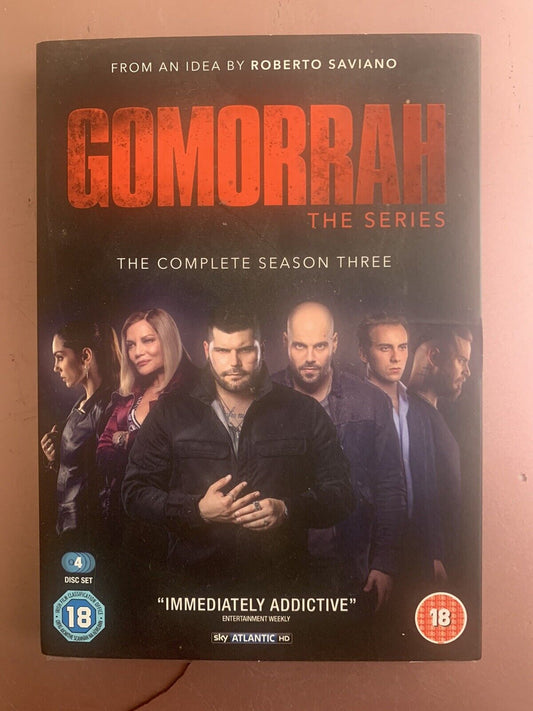 DVD GOMORRAH The Series Complete Season Three 3 UK R2 Slip Case Sealed NEW
