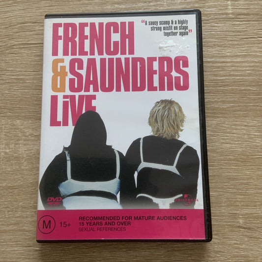 DVD French And Saunders Live British Comedy Cult Classic Hilarious Live Best