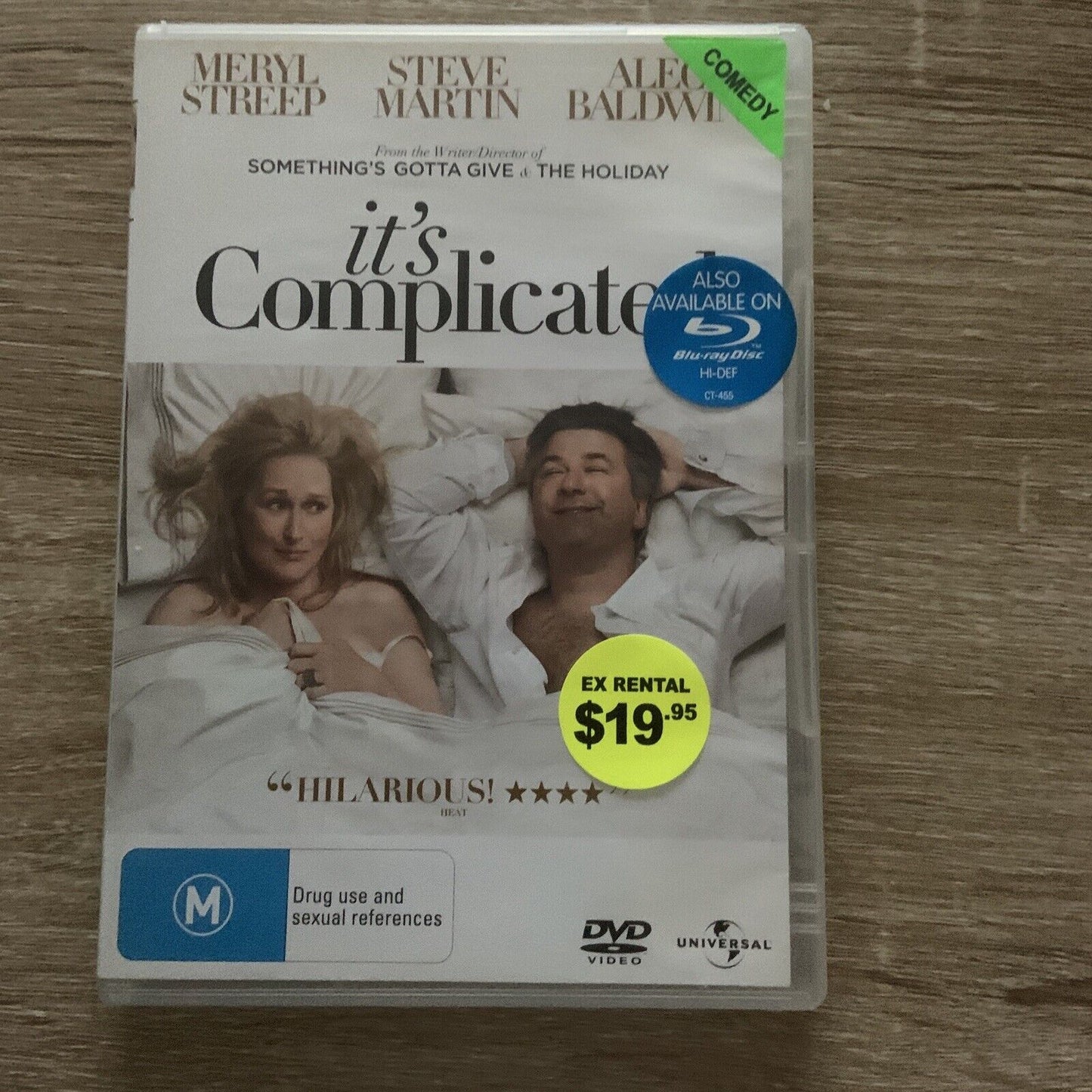 DVD IT'S COMPLICATED Blockbuster ExRental Alec Baldwin Meryl Streep Steve Martin
