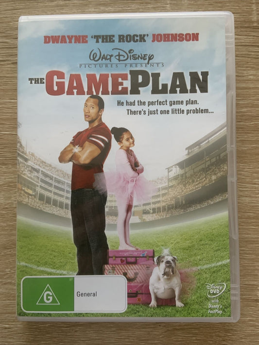 DVD THE GAME PLAN Walt Disney Dwayne Johnson Comedy The Rock Movie