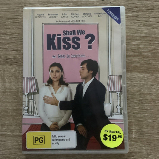 DVD Shall We Kiss? Romantic comedy where no kiss is innocent Virginie Ledoyen