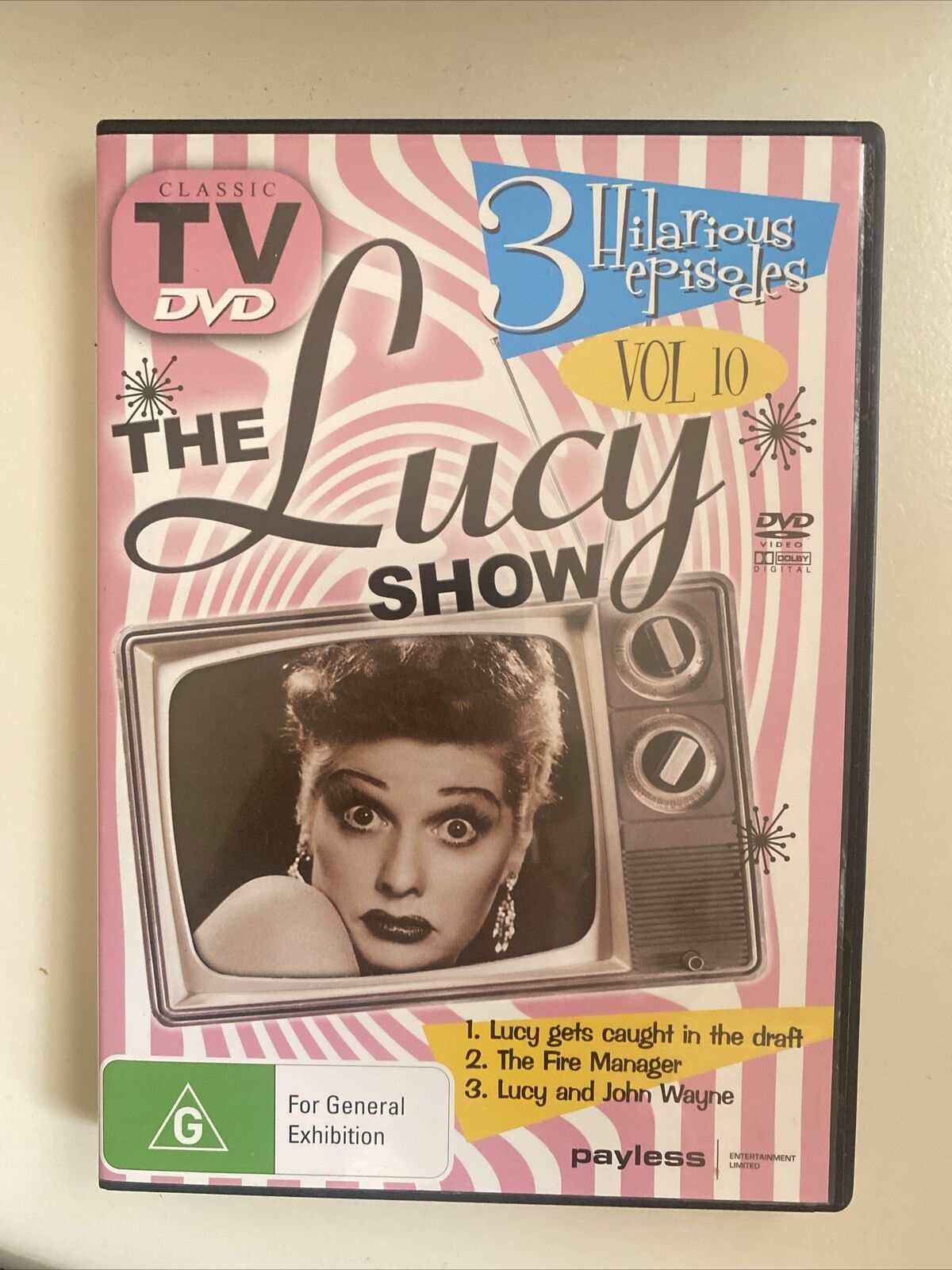 DVD THE LUCY SHOW VOL 10 Slapstick Comedy Lucille Ball 3 Hilarious Episodes Open