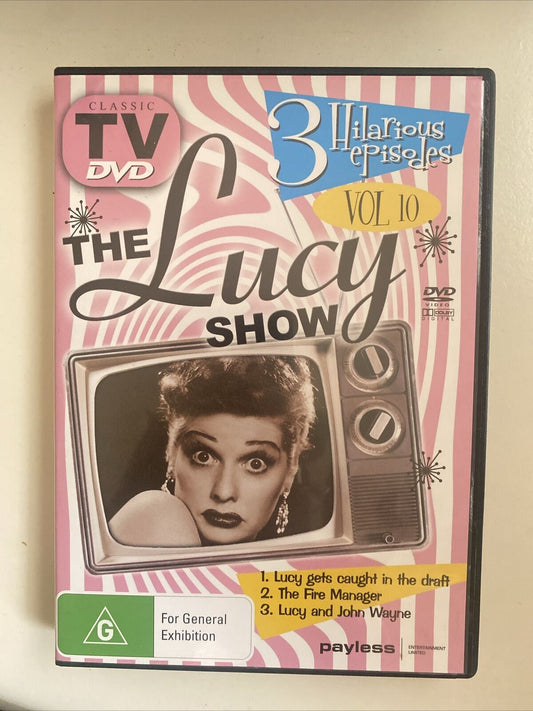 DVD THE LUCY SHOW VOL 10 Slapstick Comedy Lucille Ball 3 Hilarious Episodes Open