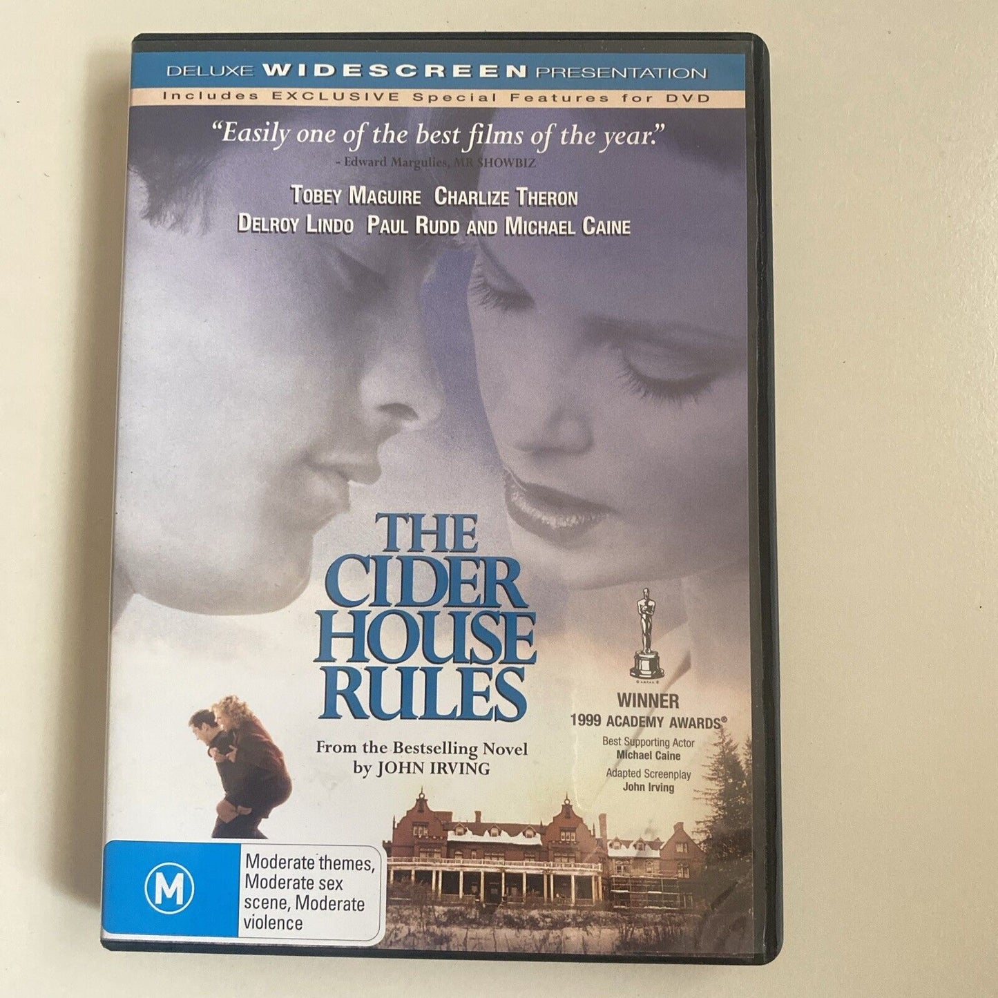 DVD THE CIDER HOUSE RULES Movie 1999 Tobey Maguire Charlize Theron Drama R4