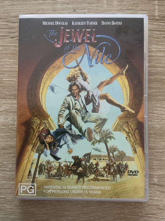 DVD THE JEWEL OF THE NILE  Michael Douglas Danny DeVito R4 Treasure Hunt Action