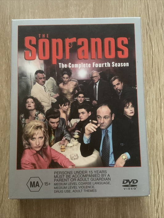 DVD THE SOPRANOS The Complete Fourth Season 4 Australia R4 Opened Box NEW