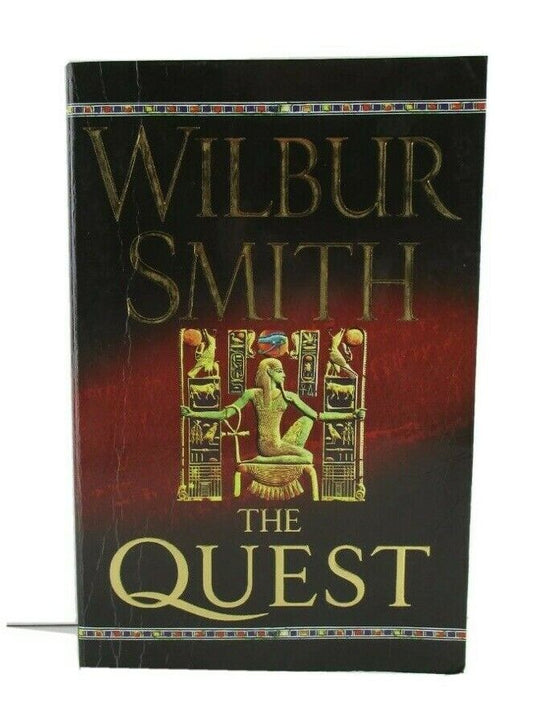 Fiction PB THE QUEST by Wilbur Smith LG  Book Novel  2007