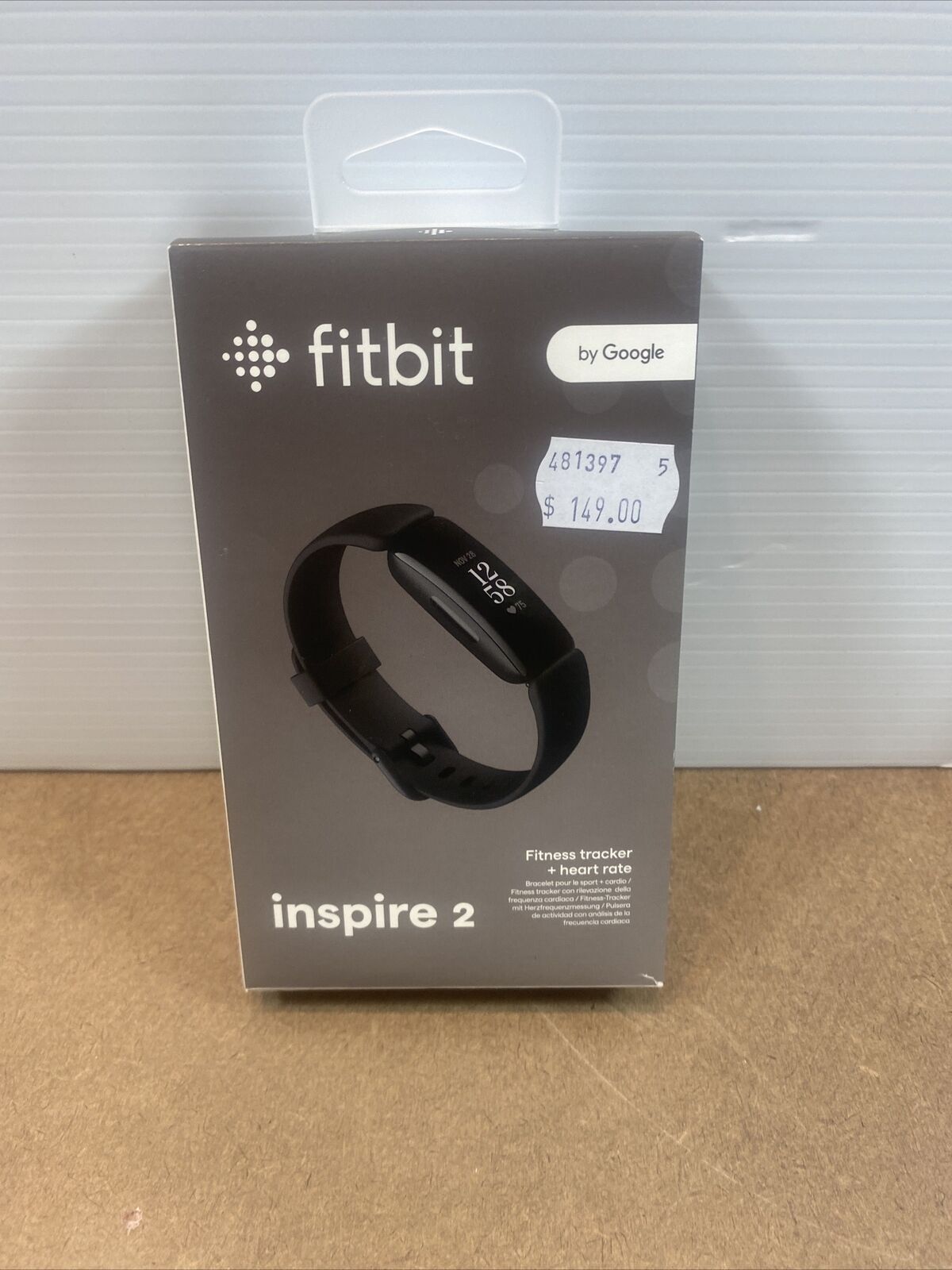 EMPTY BOX Fitbit Inspire 2 Replacement only with Original inserts