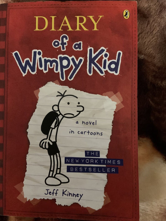 Fiction PB DIARY OF A WIMPY KID A Novel In Cartoons By Jeff Kinney Kids Book