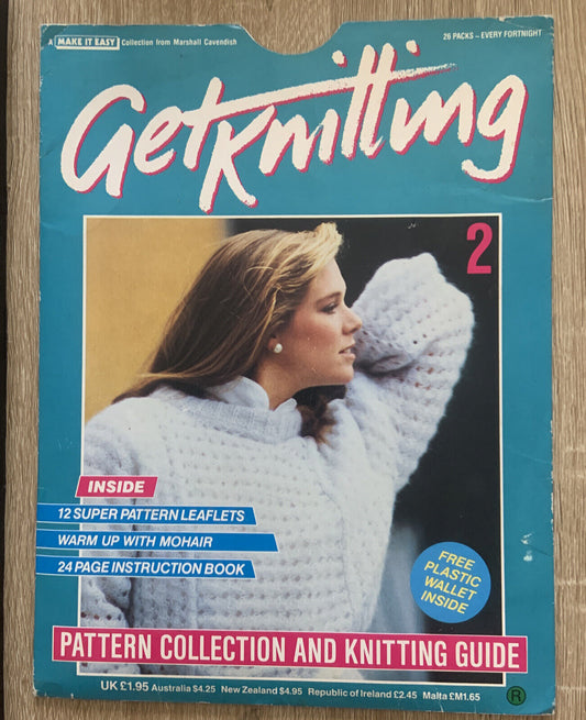 Get Knitting Pattern Collection & Knitting Guide Vol.2 1980s 1990s VintageNEW