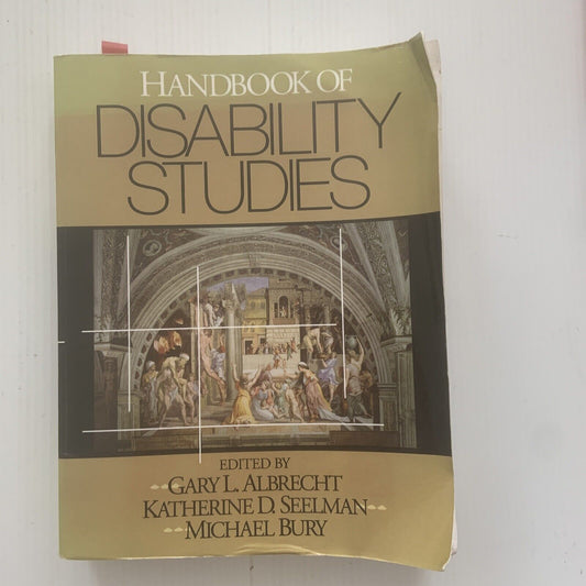 Handbook of Disability Studies by Gary L Albrecht Textbook Medicine