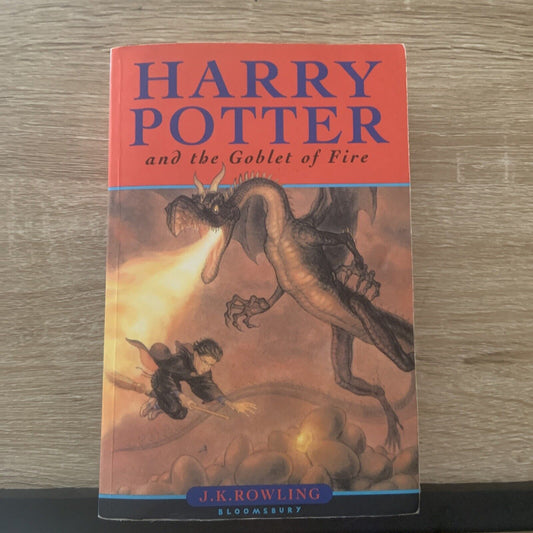 HARRY POTTER AND THE GOBLET OF FIRE J K Rowling 1st Ed UK 2000 PB Clays Ltd NEW