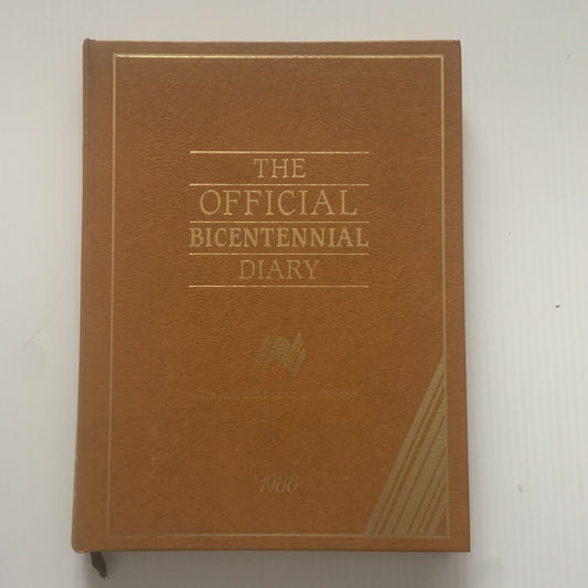 HC Book The Official BICENTENNIAL 1988 Large  Ribbon Birthday Year Vintage
