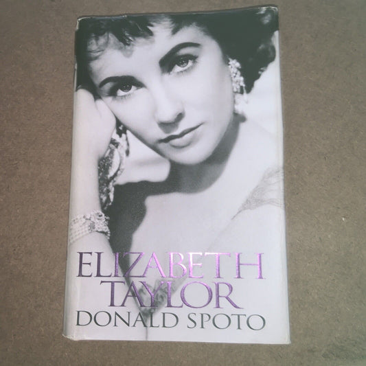 HC ELIZABETH TAYLOR by Donald Spoto DJ  Biography Hollywood Actress 1995 1st Ed