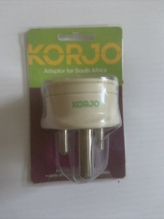 KORJO Power Point Adaptor International Overseas South Africa in Pack India NEW