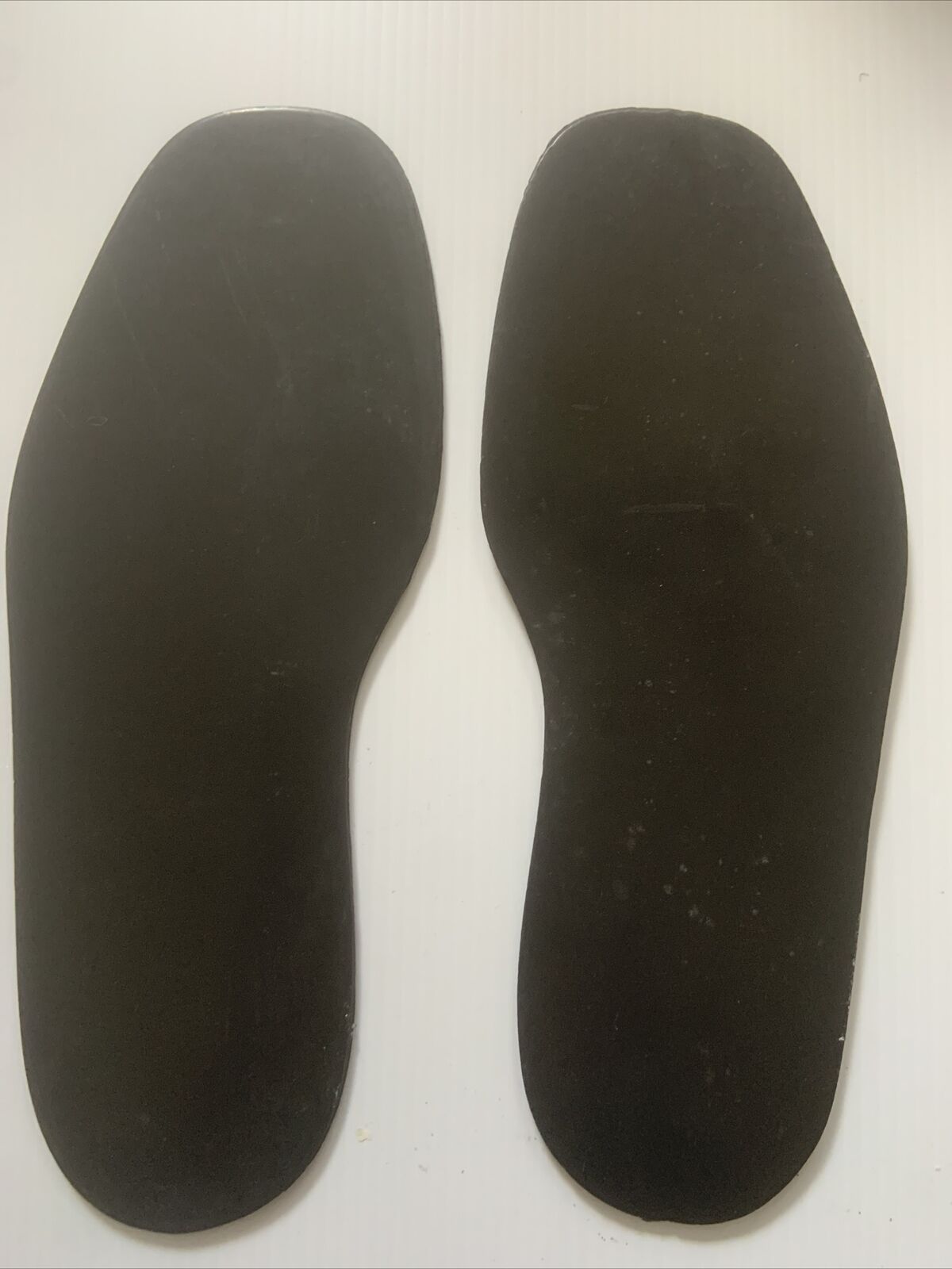 Mens Hard Rubber Shoe Soles Repair Black Sole Base Replacement DIY Shiny 32.5 cm