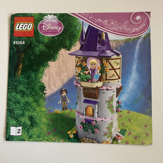 Manual LEGO Disney Princess 41054 Instruction Booklet Only 2 NO BRICKS