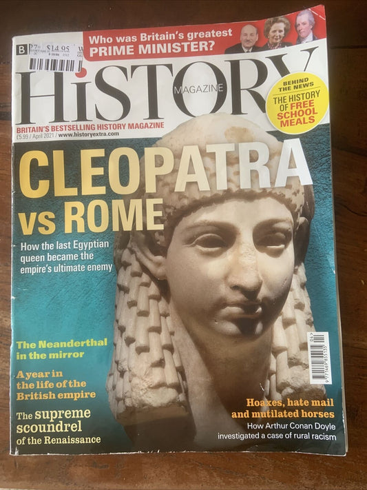 Magazine BBC History April 2021 Cleopatra VS Rome Read Once Condition