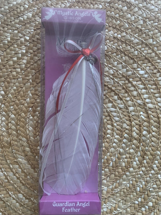 New GIBSON MYSTIC ANGELS Guardian Angel Feather Hanging Ornament Great Gift Box