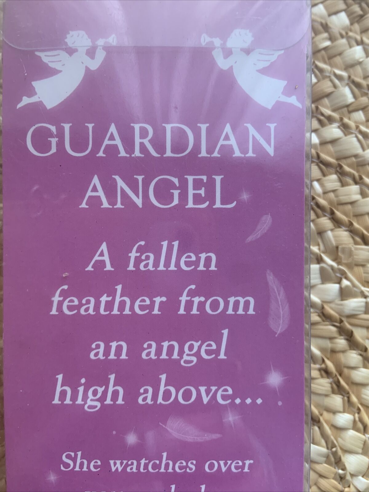 New GIBSON MYSTIC ANGELS Guardian Angel Feather Hanging Ornament Great Gift Box