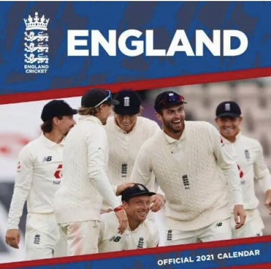 New Wall Calendar 2021 Danilo England Cricket Square ENGLAND Official Sealed